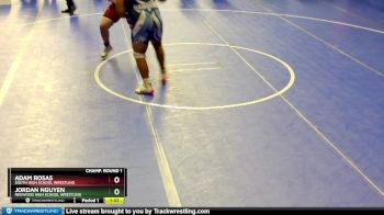 285 lbs Champ. Round 1 - Jordan Nguyen, Redwood High School Wrestling vs Adam Rosas, South High School Wrestling