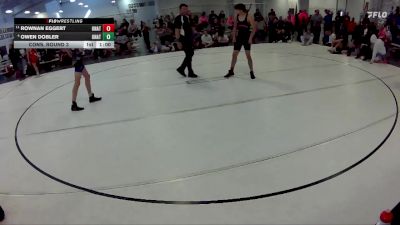 129 lbs Cons. Round 3 - Owen Dobler, Plainview Pirates vs Rownan Eggert, Valentine Wrestling Club