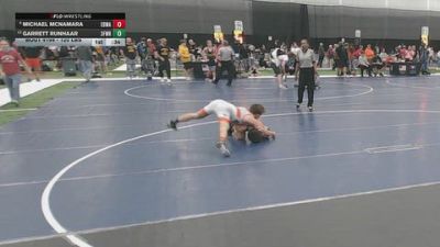 120 lbs Cons. Rd Of 16 - Michael McNamara, Edwardsville vs Garrett Runhaar, 3F Wrestling