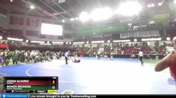 138 lbs Cons. Round 3 - Bowen Brunson, Rocky Mountain vs Josiah Alvarez, Nampa
