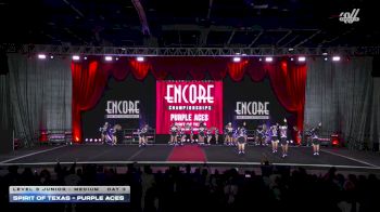 Spirit of Texas - Purple Aces [2025 L3 Junior - Medium Day 3] 2025 Encore Grand Nationals