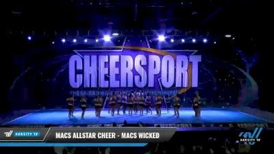 Macs Allstar Cheer - MACS WICKED [2021 L4 Junior - Medium Day 2] 2021 CHEERSPORT National Cheerleading Championship