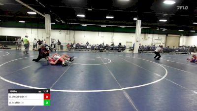 120 lbs Consi Of 16 #1 - Archer Anderson, MI vs Adam Mattin, OH