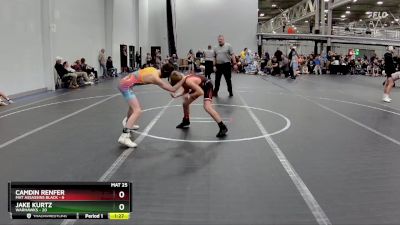 92 lbs Round 3 (4 Team) - Jake Kurtz, Warhawks vs Camdin Renfer, Mat Assassins Black