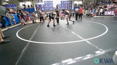 126 lbs Rr Rnd 1 - Ayden Dyer, Midwest City Bombers Youth Wrestling Club vs Kaden McKinney, Henryetta Knights Wrestling Club