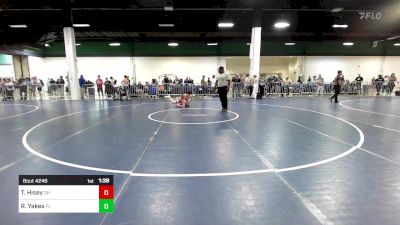 126 lbs Consi Of 32 #1 - Tate Hisey, OH vs Reid Yakes, FL