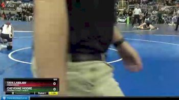 100 lbs Cons. Round 2 - Taya Laidlaw, Fargo Davies vs Cheyenne Moore, Pembina County North