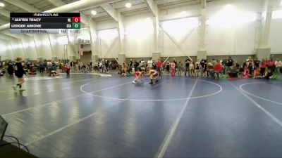 100 lbs Quarterfinal - Ledger Aimone, Team Prestige Wrestling vs Jaxten Tracy, AVIATOR WRESTLING ACADEMY