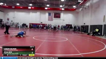 106 lbs Cons. Round 3 - Logan Gilman, Eastern Hancock Royals vs Ryan Bos, Lake Central High School