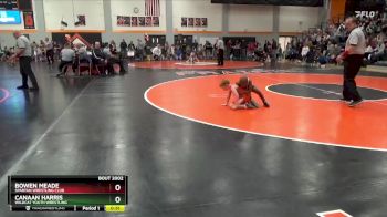 Round 1 - Bowen Meade, Spartan Wrestling Club vs Canaan Harris, Wildcat Youth Wrestling