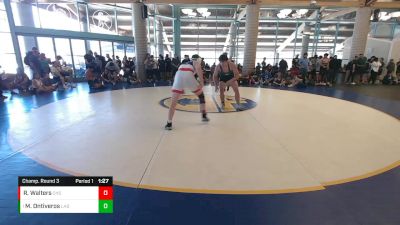 175 lbs Champ. Round 3 - Mason Ontiveros, Vasky Bros vs Ryland Walters, Crater High School