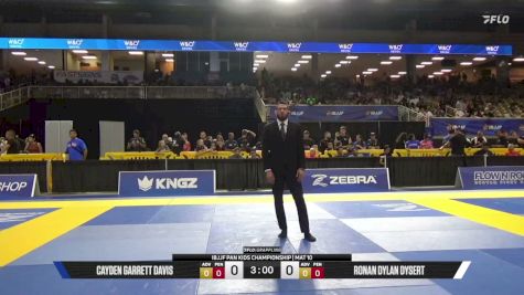 Cayden Garrett Davis vs Ronan Dylan Dysert 2026 Pan Kids Jiu-Jitsu IBJJF Championship