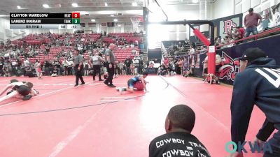 67 lbs Rr Rnd 1 - Clayton Wardlow, Heat vs Larenz Ingram, Team Of Hard Knox