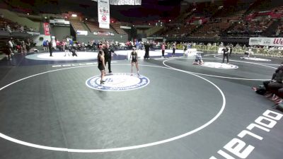 90 lbs Cons. Sub-semis - Melanie De La Fuente, Legacy Wrestling Center vs Brigitte Dunford, 951 Wrestling Club