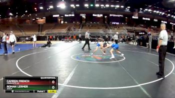 113 lbs Quarterfinal - Camren French, Charlotte Hs vs Roman Lermer, Jesuit