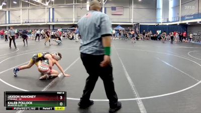 84 lbs Round 3 (4 Team) - Jaxson Mahoney, CTWHALE vs Kaleb Pollock, Brawler Elite