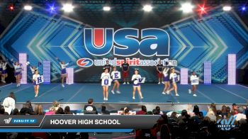 Hoover High School [2019 Medium Varsity Show Cheer Novice (13-16) Day 1] 2019 USA Spirit Nationals