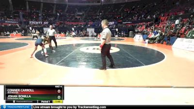 2A 106 lbs Cons. Round 1 - Johan Bonilla, Evergreen Park vs Conner Carroll, Rochester