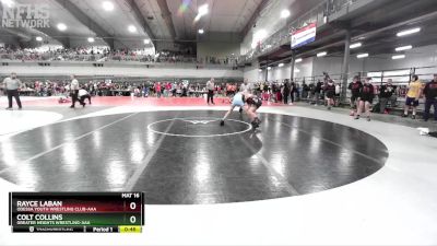 115 lbs Cons. Round 3 - Colt Collins, Greater Heights Wrestling-AAA vs Rayce Laban, Odessa Youth Wrestling Club-AAA