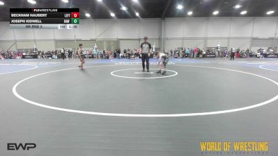 70 lbs Rr Rnd 3 - Beckham Haubert, Leftovers 9U vs Joseph Kidwell, RAW Wrestling Club 9U