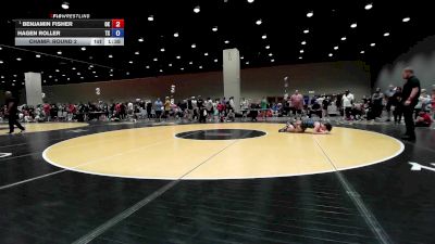108 lbs Champ. Round 2 - Benjamin Fisher, OK vs Hagen Roller, TX