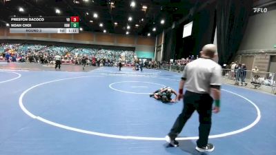 70-71 lbs Round 3 - Preston Dacoco, Vasky Bros vs Noah Choi, Rancho Bernardo WC