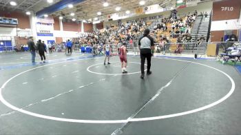 63-69 lbs 3rd Place Match - Orlando Pinon, Hemet Youth Wrestling Club vs Sarah Ramirez, OCRTC