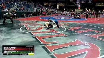 4A-144 lbs Quarterfinal - Devion Roberts, Burke County vs Owen Warren, Central (Carroll)