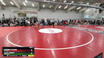 125 lbs Cons. Semi - Faith Vondy, Severance vs Justina O`Cana, La Junta