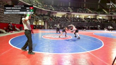 144-4A Cons. Round 2 - BRODY STRICKLAND, North Oconee vs Andrew Ramirez, Dalton