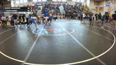 190 lbs Champ. Round 1 - Caleb Causey, McKeel Academy vs Robert Bossowski, Jesuit