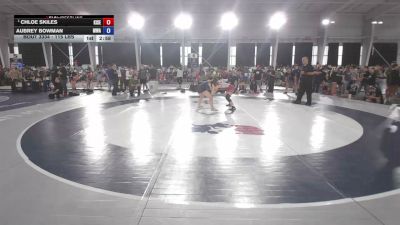 115 lbs Quarters - Chloe Skiles, King Select vs Aubrey Bowman, Michigan Wrestling Academy