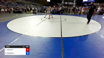 120 lbs Rnd Of 64 - Ladd Holman, Utah vs Rowdy Neighbor, Iowa