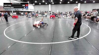 165 lbs Tripp Vigil, Team Wyoming White vs Brenden Ging, Team Nebraska