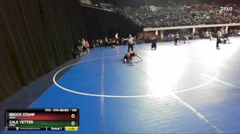 108 lbs Champ. Round 2 - Cale Yetter, Iowa vs Brock Stamp, Iowa