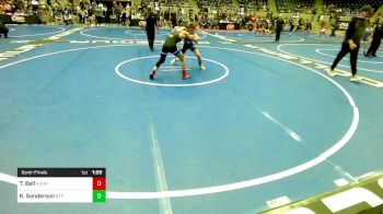 119 lbs Semifinal - Trenton Bell, R.A.W. vs Konner Sanderson, Tulsa Blue T Panthers