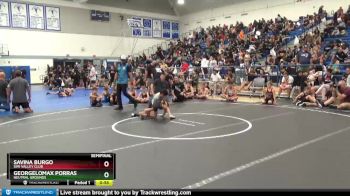 62 lbs Semifinal - Georgelomax Porras, Neutral Grounds vs Savina Burgo, Simi Valley Club