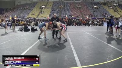 180 lbs 2nd Wrestleback (16 Team) - Madison Sandquist, Sacred Heart vs Kascidy Garren, Presbyterian