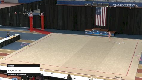 Angelina Lin - Ribbon - 2021 Rhythmic Elite Qualifier