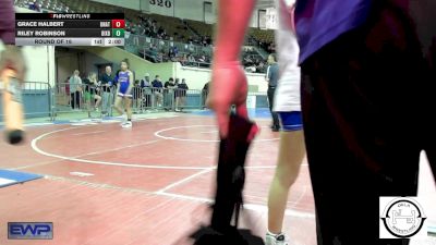 101 lbs Round Of 16 - Grace Halbert, Unattached vs Riley Robinson, Bixby JH Girls