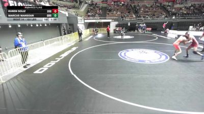 150 lbs Champ. Rd Of 32 - Ruben Soliz, San Fernando High School Wrestling vs Marcus Mansour, Granite Hills High School Wrestling