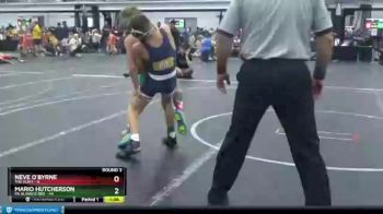 110 lbs Round 3 (6 Team) - Mario Hutcherson, PA Aliiance Red vs Neve O`Byrne, The Hunt