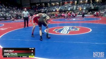 6A-150 lbs Cons. Round 2 - Adan Mills, Glynn Academy vs Daniel Phillips, Sprayberry High School