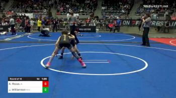 70 lbs Prelims - Alex Rozas, Jr. Spartans vs Justin Williamson, Region Wrestling Academy