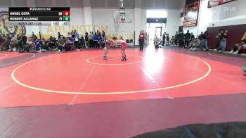 126 lbs Cons. Round 3 - Angel Cota, Desert Mirage vs Robert Alcaraz, Paloma Valley