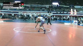 132 lbs Quarters & Wb (16 Team) - Nicholas Lamary, Battlefield vs Benjamin Curcio, West Deptford