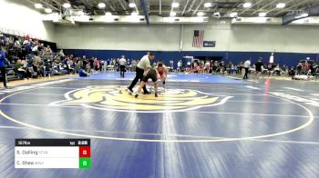 157 lbs Semifinal - Steven Dalling, Stevens vs Cj Shea, Wesleyan