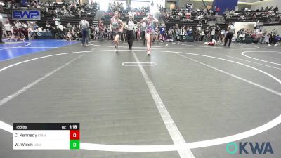 138 lbs Rr Rnd 1 - Charlie Kay Kennedy, Standfast OKC vs Willow Welch, Lions Wrestling Academy