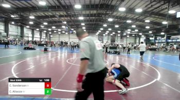 120 lbs Round Of 128 - Cole Sanderson, RI vs Chase Allocca, NY