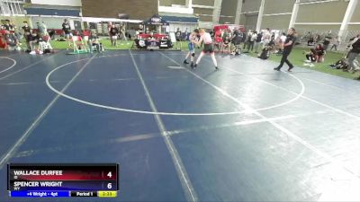 138 lbs Cons. Round 3 - Wallace Durfee, ID vs Spencer Wright, WY
